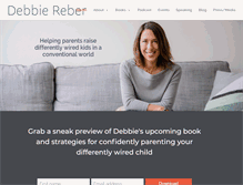 Tablet Screenshot of debbiereber.com